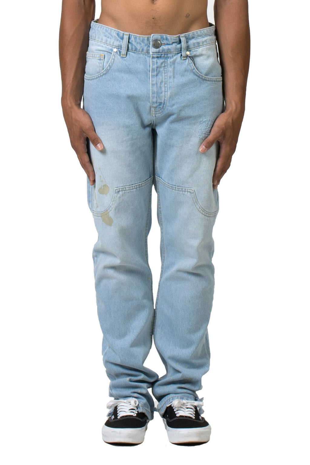 BOMBER PAINT DENIM - VINTAGE BLUE