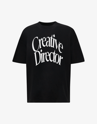 BOMBER CREATIVE DIRECTOR T-SHIRT - BLACK