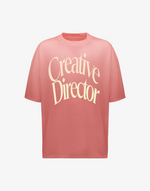 BOMBER CREATIVE DIRECTOR T-SHIRT - SALMON