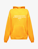 BOMBER QUOTE HOODIE - ORANGE