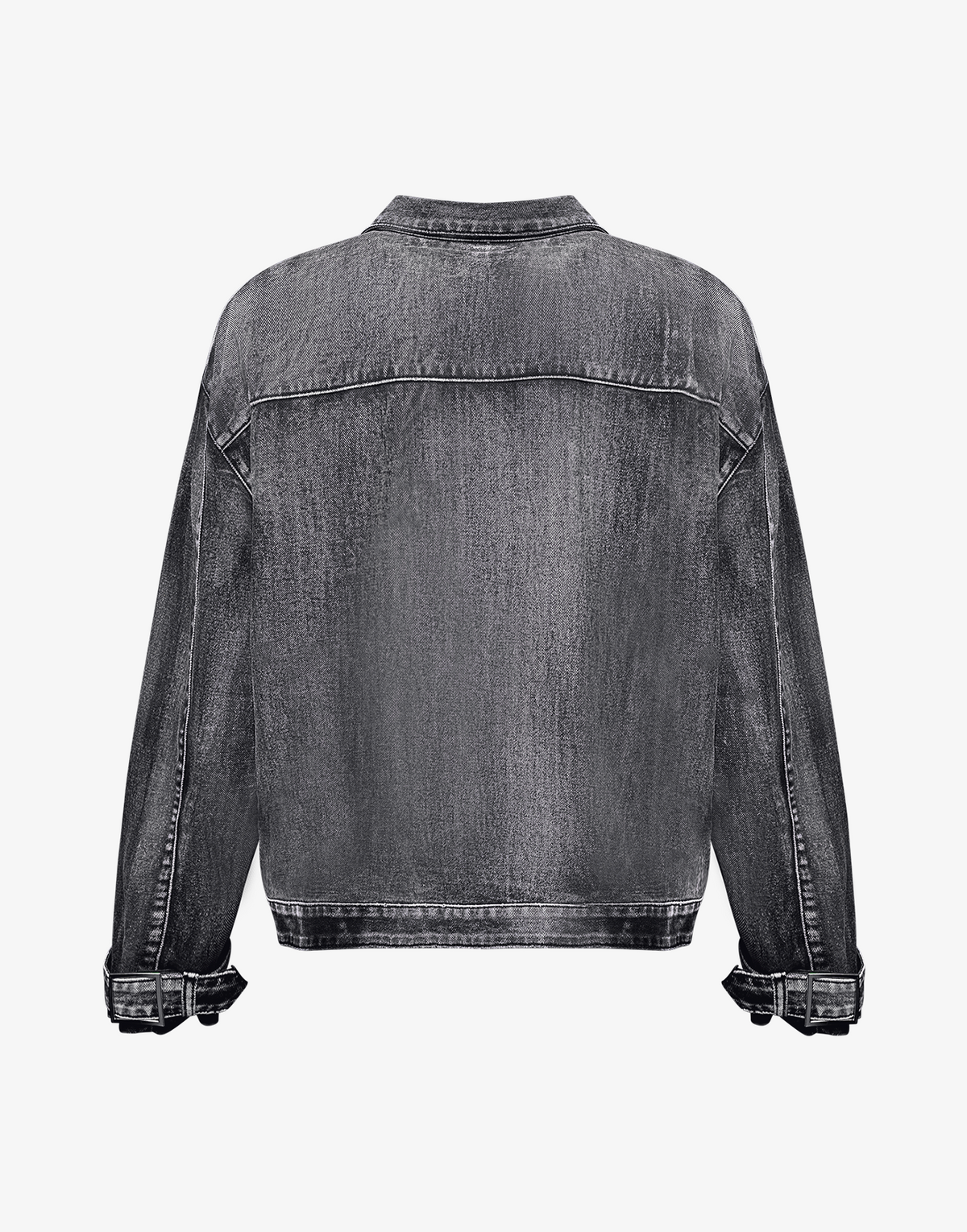 BOMBER DENIM JACKET - VINTAGE GREY