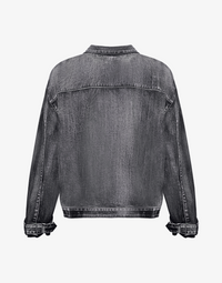 BOMBER DENIM JACKET - VINTAGE GREY