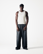 LOGO SWEATPANTS - FADED BLACK