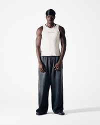 LOGO SWEATPANTS - FADED BLACK