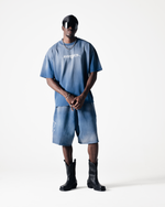 B SHORTS - FADED BLUE