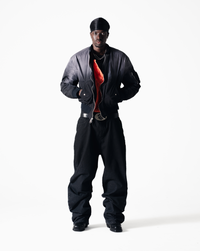 BOMBER JACKET - FADED BLACK