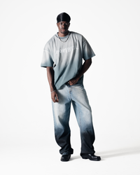 LOGO PLUS T-SHIRT - FADED DARK GREY
