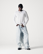 LOGO LONG SLEEVE T-SHIRT - WHITE