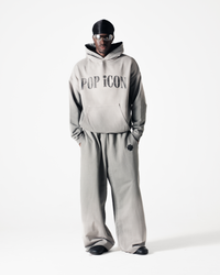 LOGO SWEATPANTS - FADED GREY