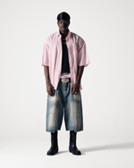 ART DIRECTOR SHORT SLEEVE SHIRT - PINK / WHITE