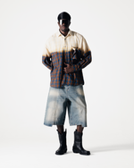 ART DIRECTOR LONG SLEEVE SHIRT - FADED FLANNEL SHIRT