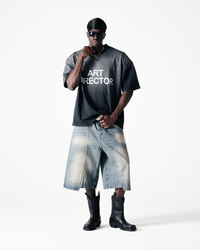 NFL PADDED T-SHIRT - FADED BLACK