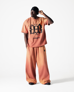 EMBLEM T-SHIRT - ORANGE
