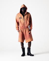 ZIP HOODIE - NEON ORANGE