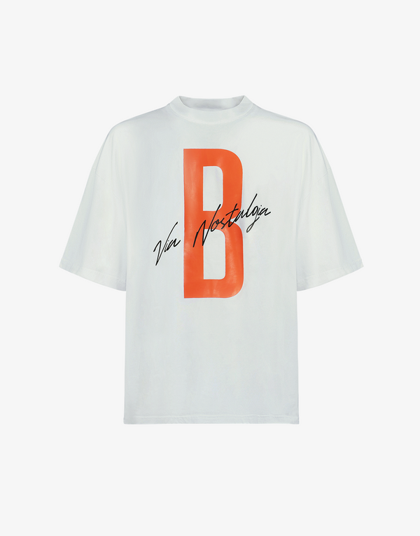 B T-SHIRT - WHITE