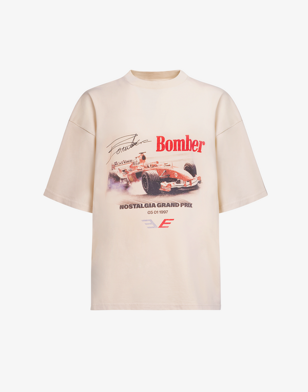 GRAND PRIX T-SHIRT - CREAM