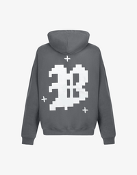 PIXEL HOODIE - DARK SHADOW
