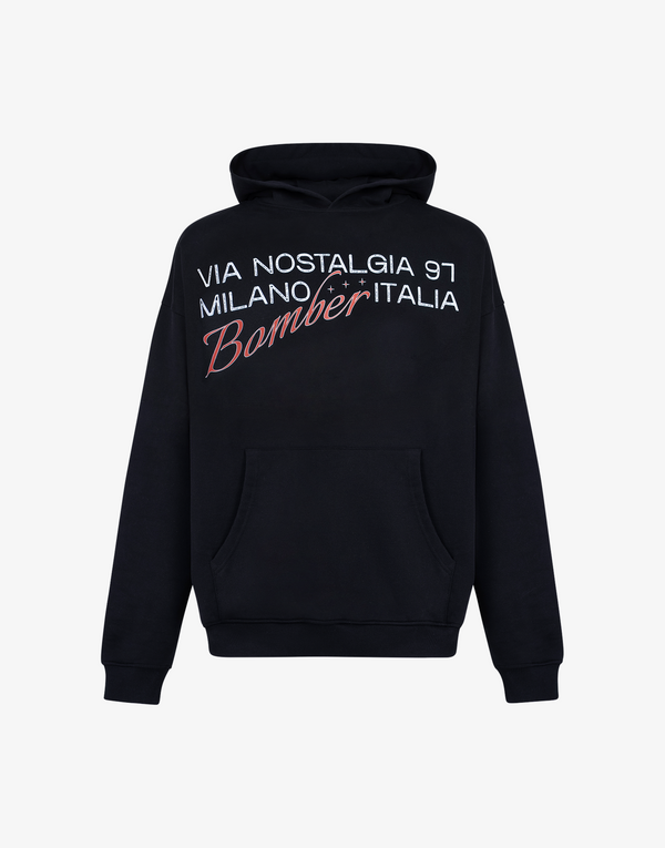VIA HOODIE - BLACK