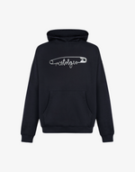 PIN HOODIE - BLACK