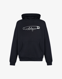 PIN HOODIE - BLACK