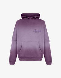 1997 DOUBLE SLEEVE HOODIE - PLUM