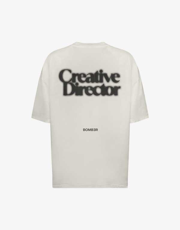BOMBER BLACK 33 T-SHIRT - CREAM