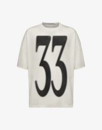 BOMBER BLACK 33 T-SHIRT - CREAM