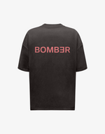 BOMBER PINK CROWN T-SHIRT – VINTAGE BLACK