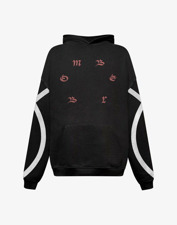 BOMBER FISH HOODIE - BLACK