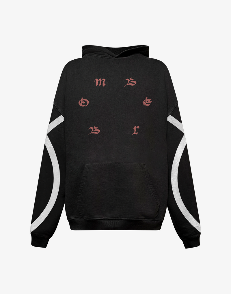 BOMBER FISH HOODIE - BLACK