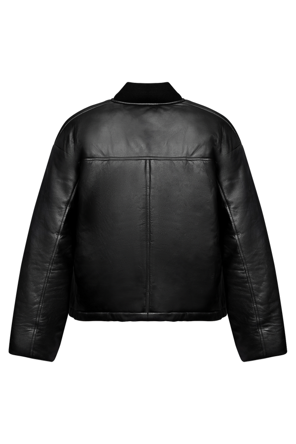 REVERIE NAPPA LEATHER BOMBER JACKET | RE-STOCKED