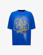 BOMBER EMOJI T-SHIRT - BLUE
