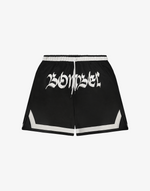 BOMBER LOGO SHORTS - BLACK