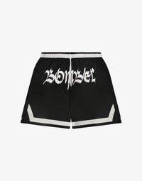 BOMBER LOGO SHORTS - BLACK