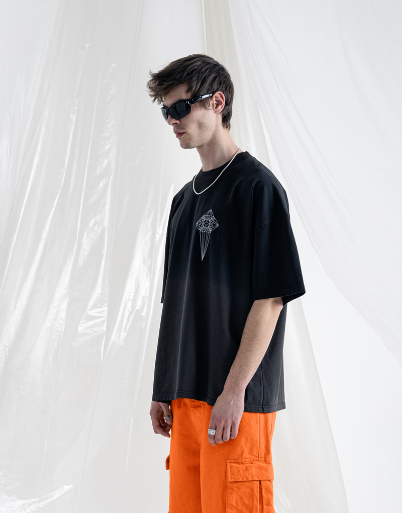 BOMBER ASCEND T-SHIRT – FADED BLACK