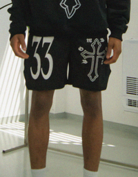 BOMBER 33 SHORTS - BLACK