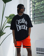 BOMBER CREATIVE DIRECTOR T-SHIRT - BLACK