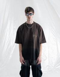 BOMBER DREAM AWAKE T-SHIRT – BROWN/BLACK