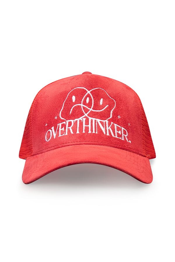OVERTHINKERS TRUCKER CAP - RED