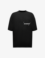 BOMBER LOGO T-SHIRT - BLACK