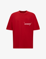 BOMBER LOGO T-SHIRT - RED