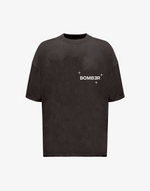 BOMBER LOGO T-SHIRT - VINTAGE BLACK