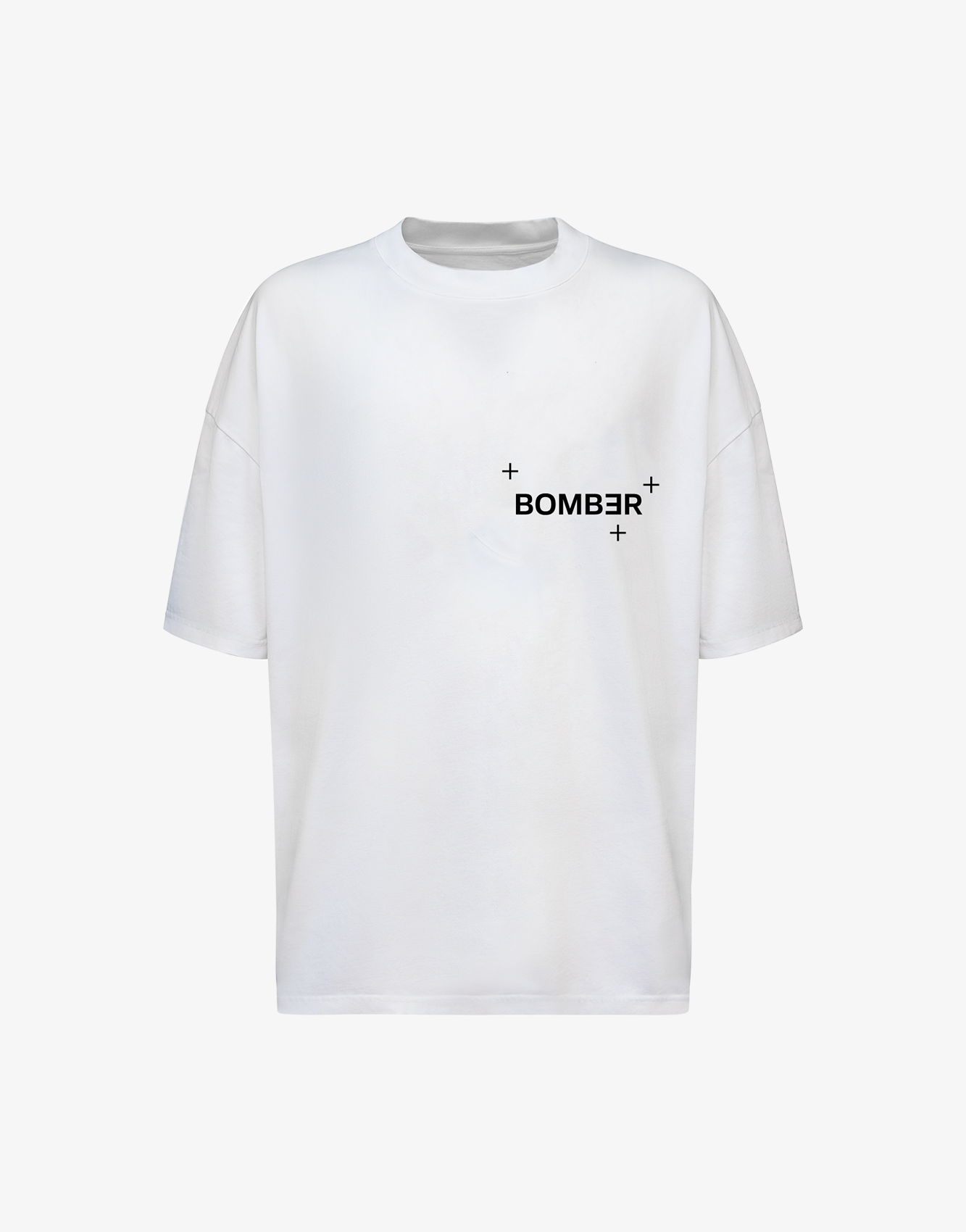 BOMBER LOGO T-SHIRT - WHITE