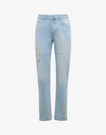 BOMBER PAINT DENIM - VINTAGE BLUE
