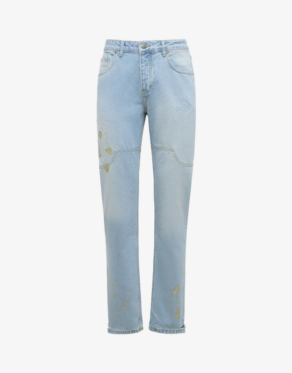 BOMBER PAINT DENIM - VINTAGE BLUE