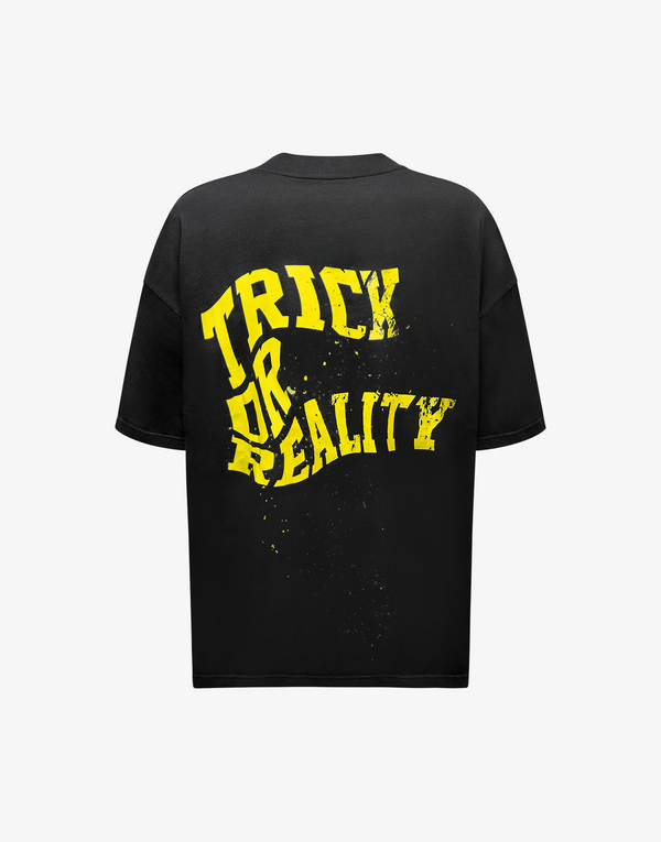 BOMBER TRICK OR REALITY T-SHIRT – BLACK