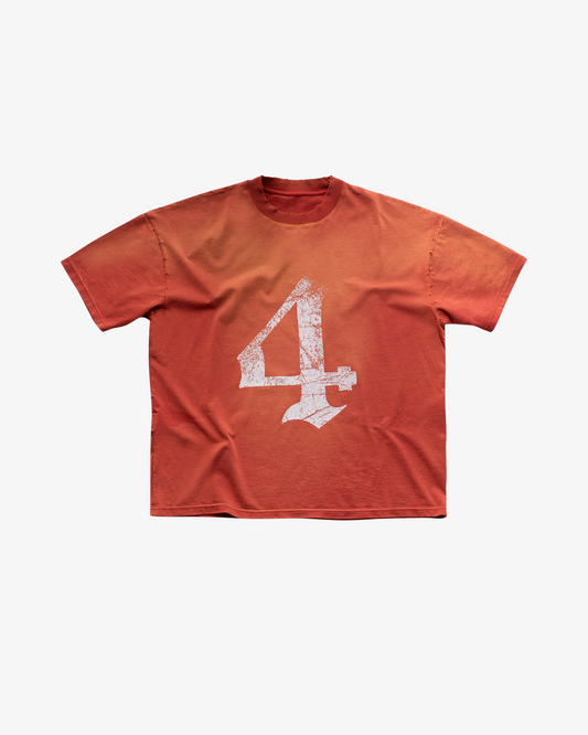 4 T-SHIRT - NEON ORANGE