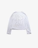 LOGO LONG SLEEVE T-SHIRT - WHITE