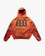 EMBLEM HOODIE - NEON ORANGE
