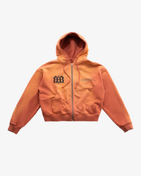 ZIP HOODIE - NEON ORANGE